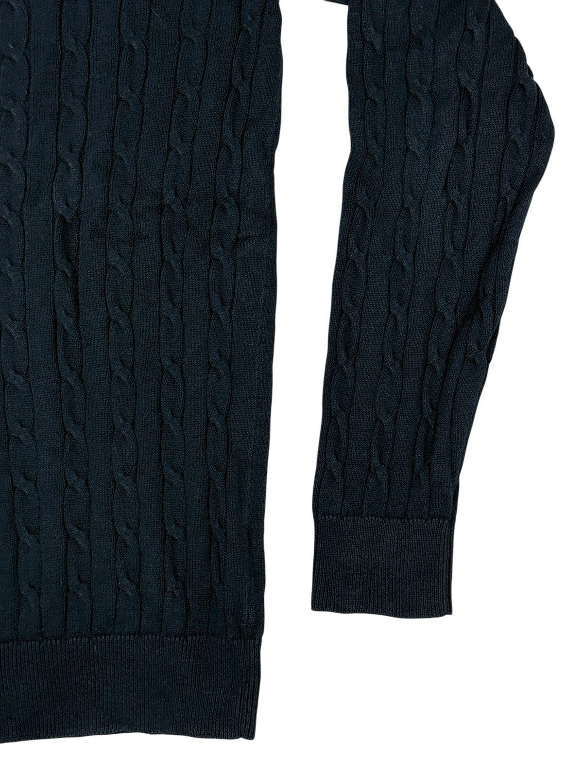 Racing Green Blue Knit Cotton Jumper Small