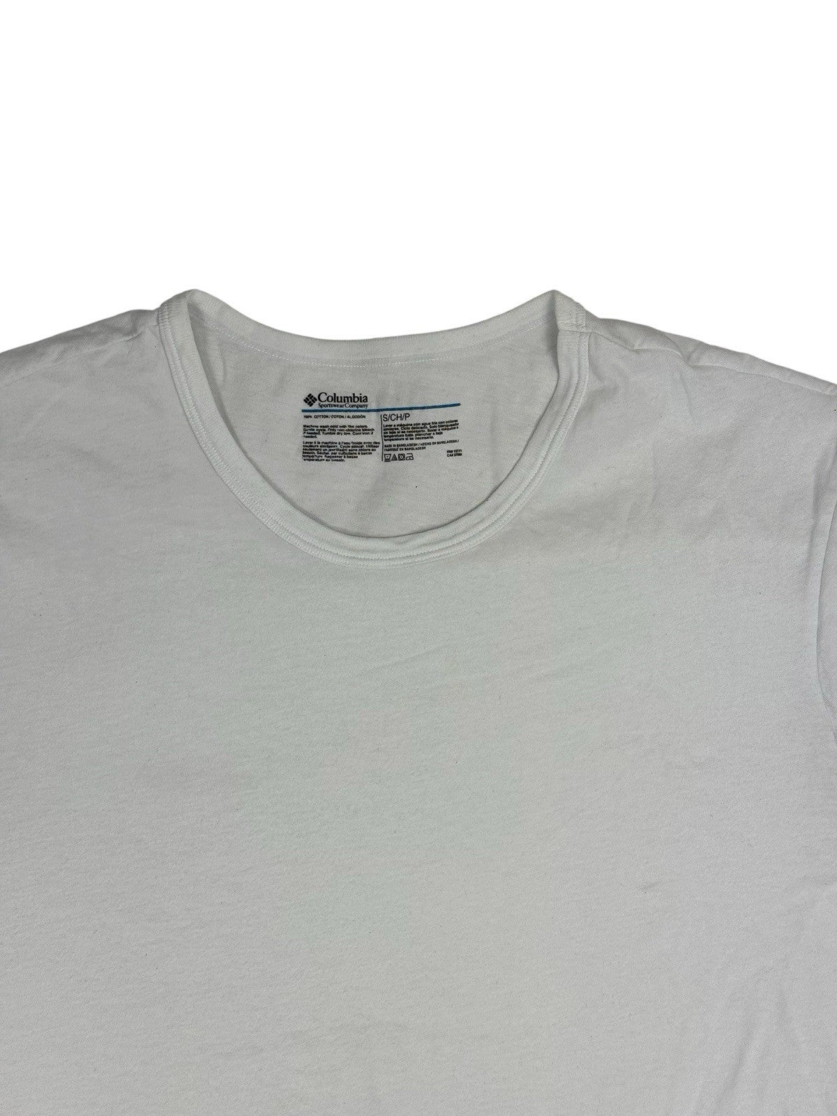 Columbia White Cotton Top Small