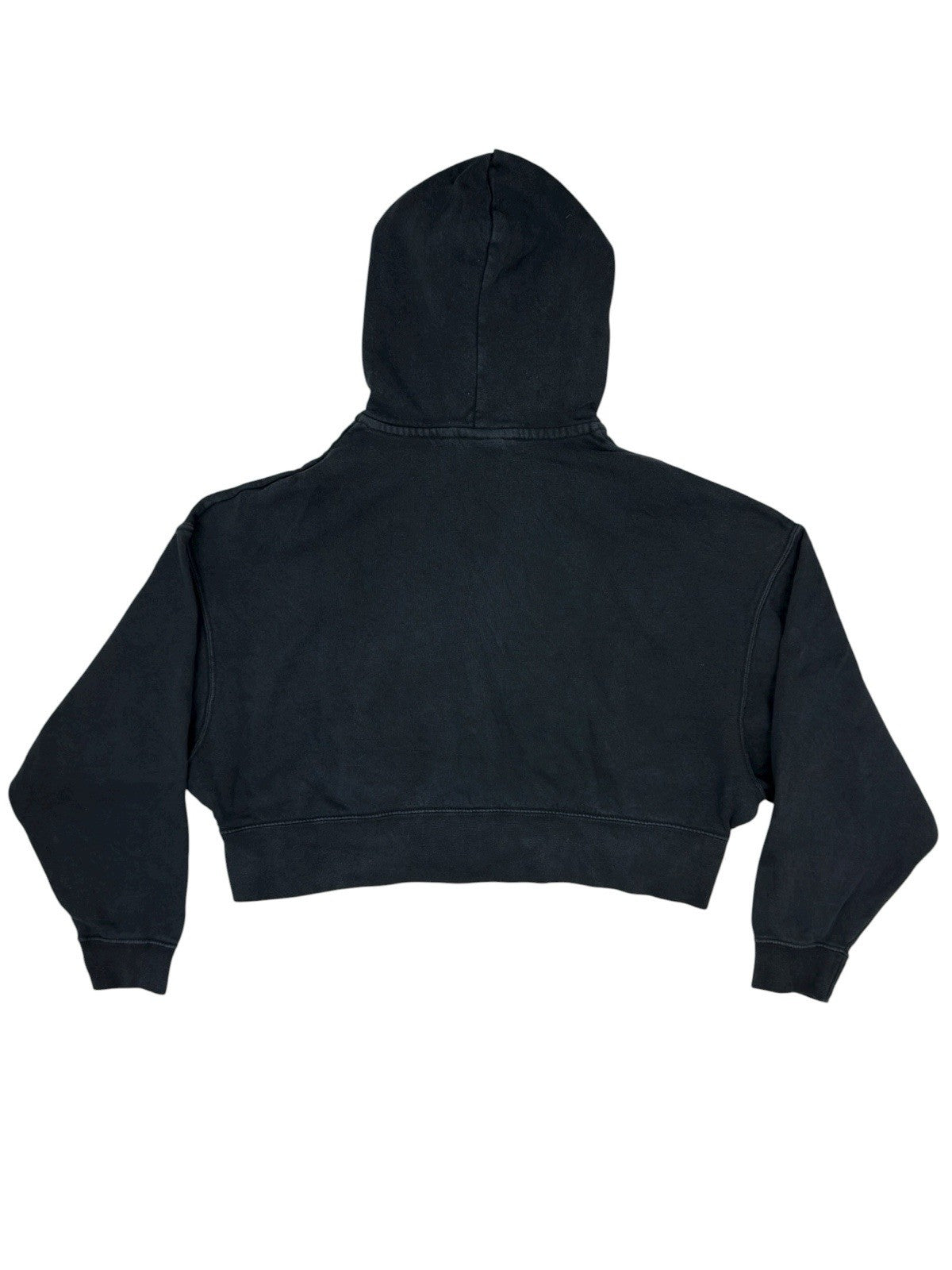 Nike Black Cropped Zip Hoodie Jacket XS