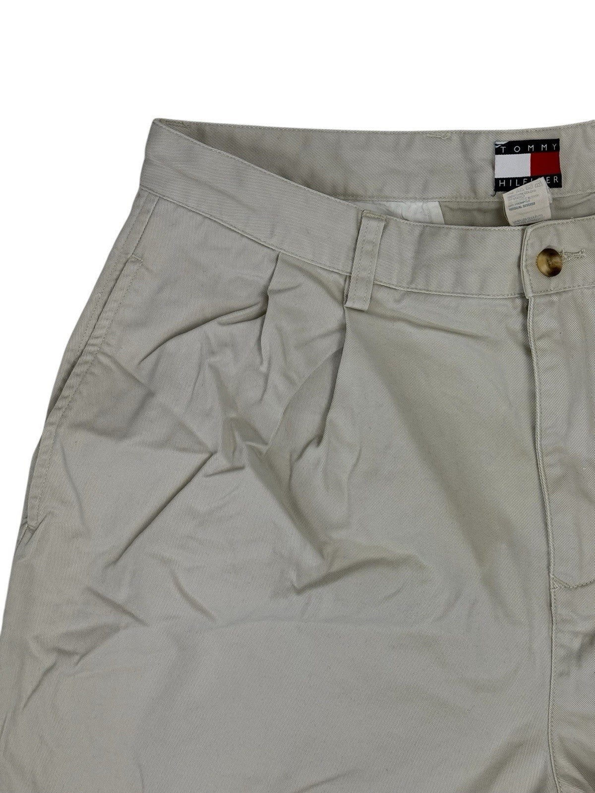Tommy Hilfiger Retro Beige Chino Shorts 34W