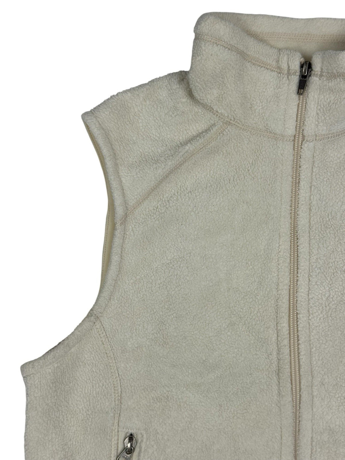 Patagonia Cream White Synchilla Gillet Bodywarmer Medium