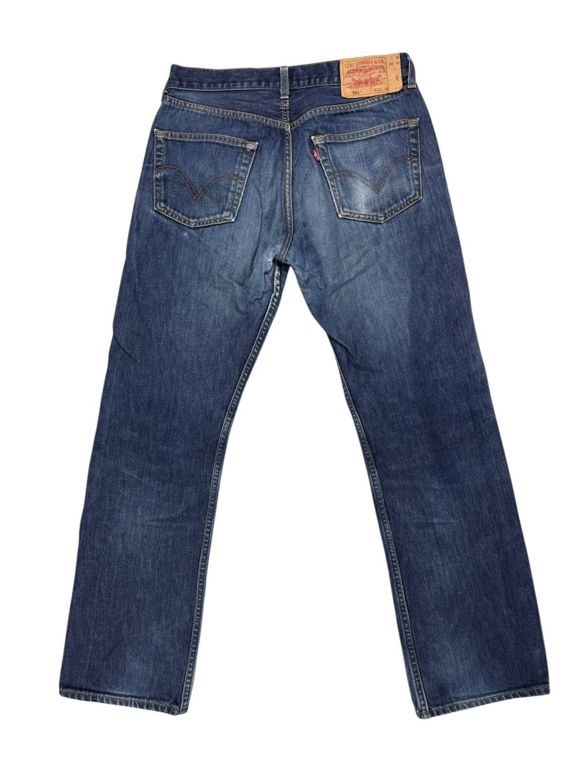 Levi's Blue 501 Jeans 32W 32L