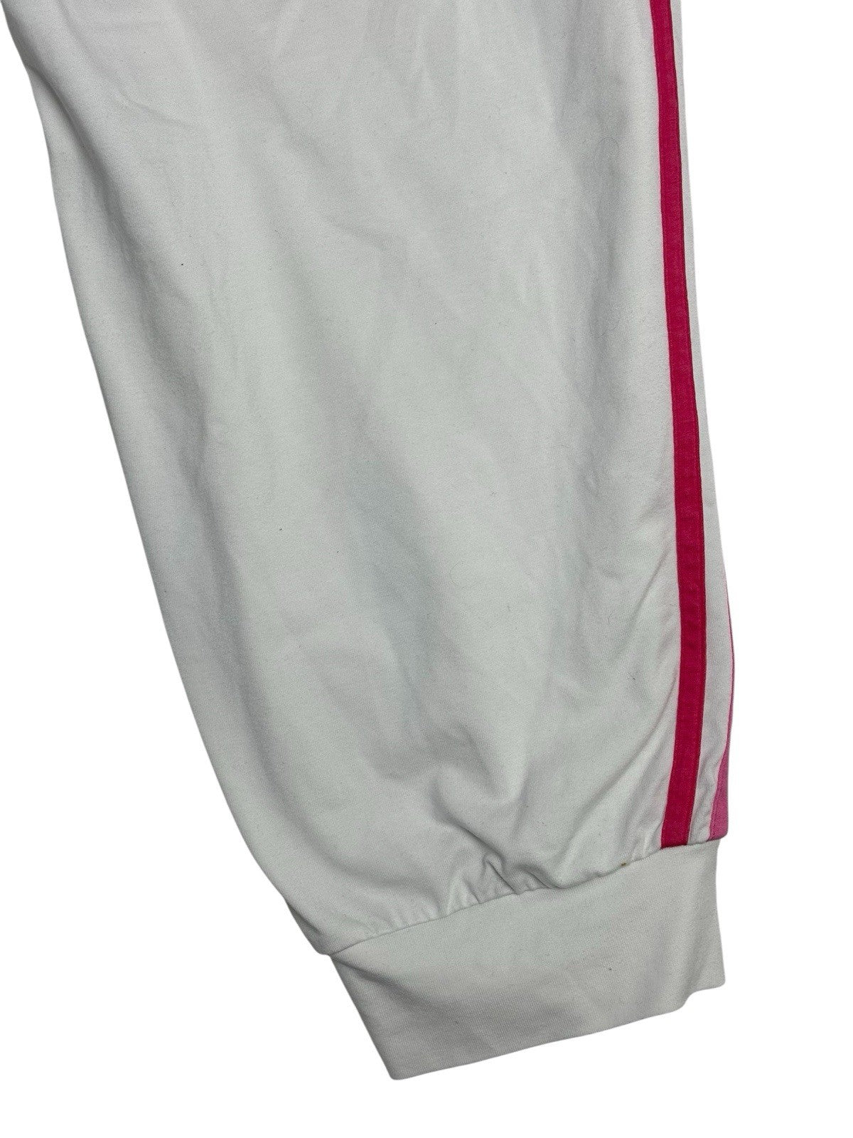 Adidas White Climalite Tracksuit Bottom Joggers Small (Size 8/10) WOMENS