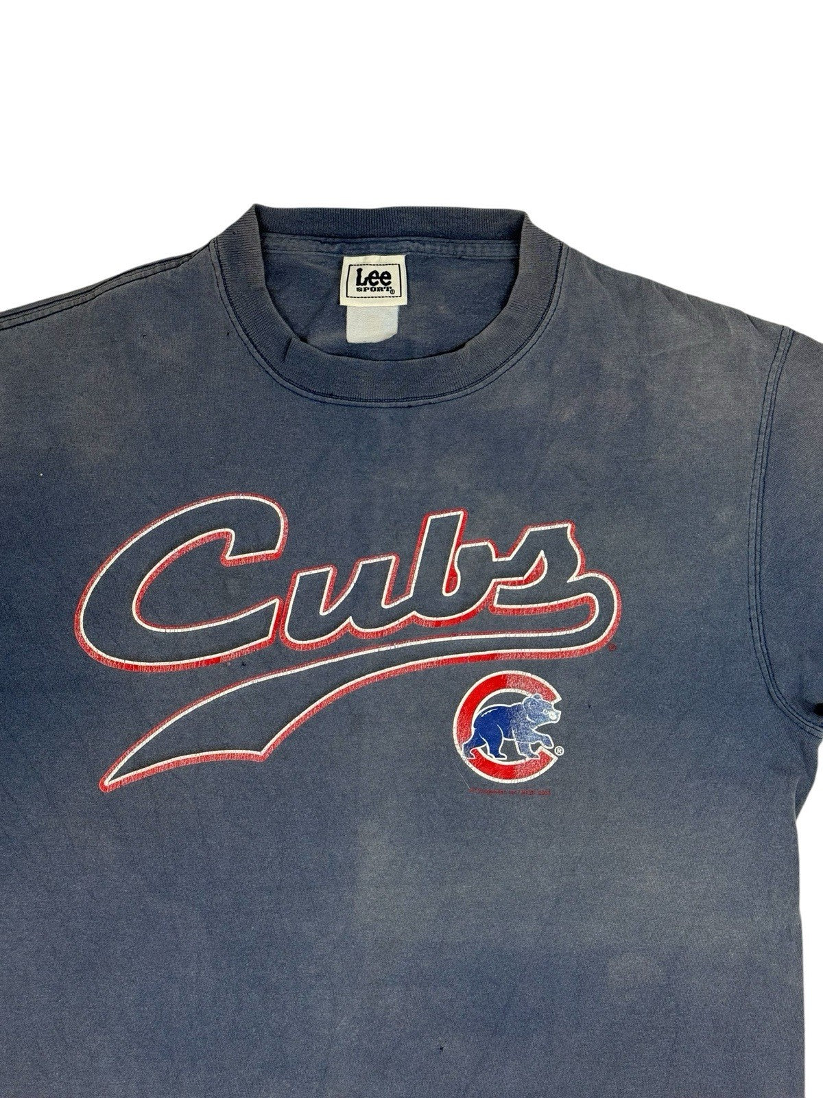 Vintage Lee Chicago Cubs Distressed Top Large