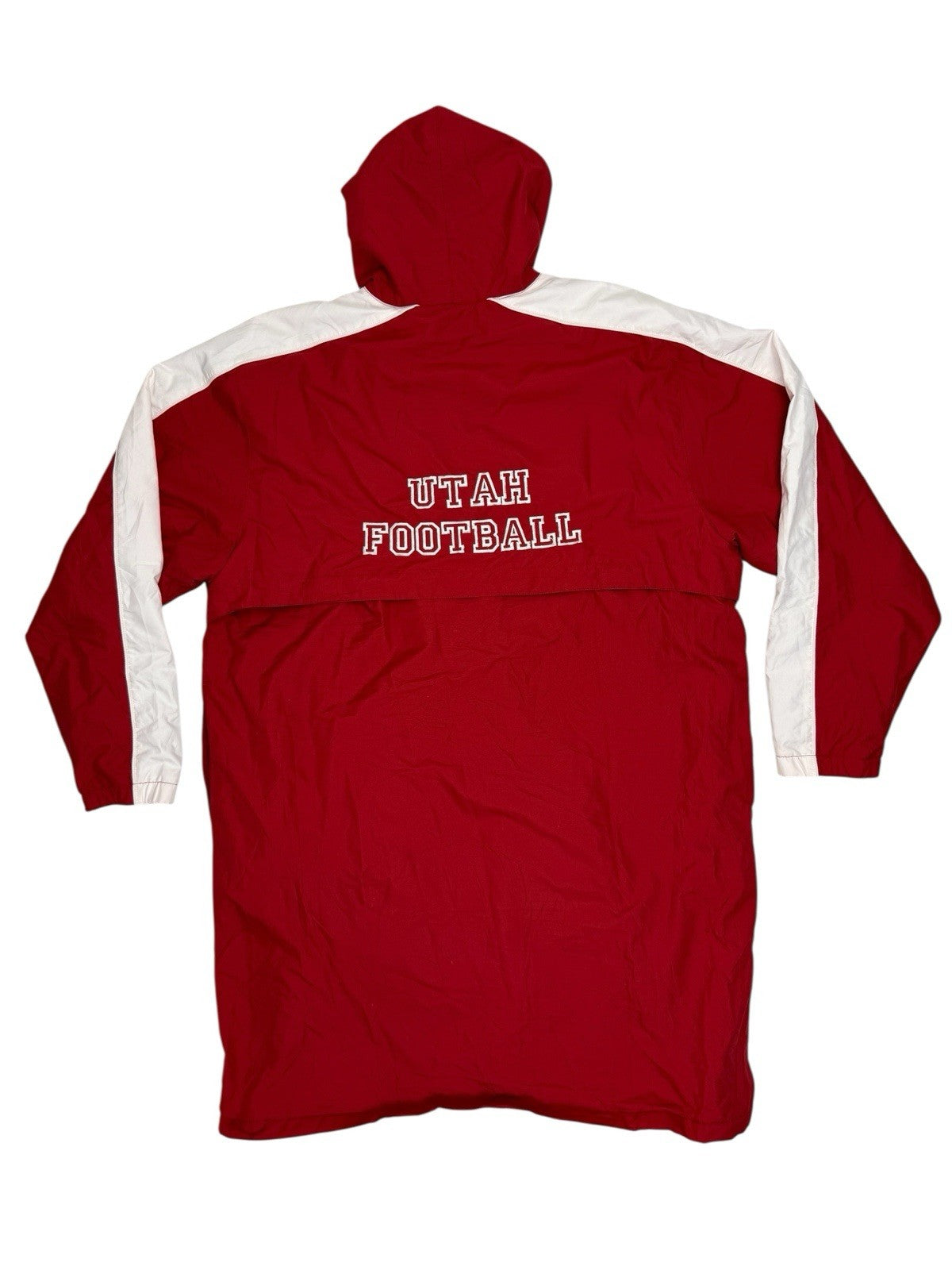 Nike Utah Utes Red Zip Long Parka Jacket 2XL