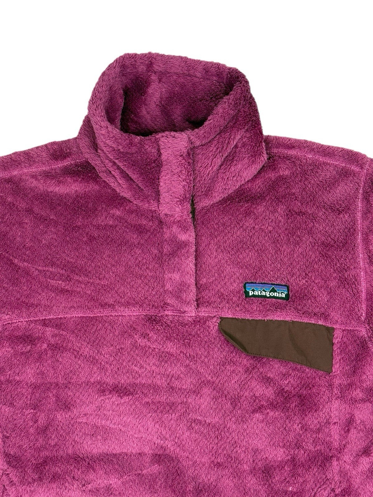 Patagonia Pink Snap T Fleece Jumper Medium