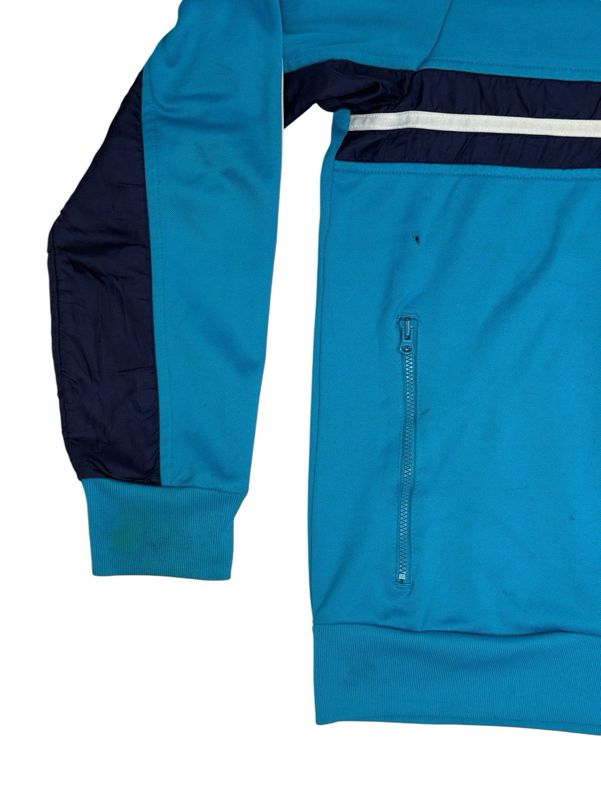 Adidas Real Madrid FC Blue Zip Track Jacket Youth XL (Age 15-16)
