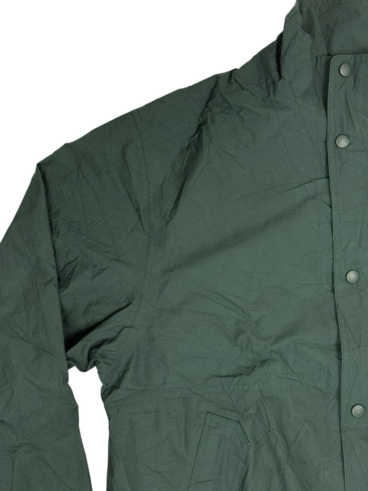 LL Bean Green Retro Zip Windbreaker Jacket XL