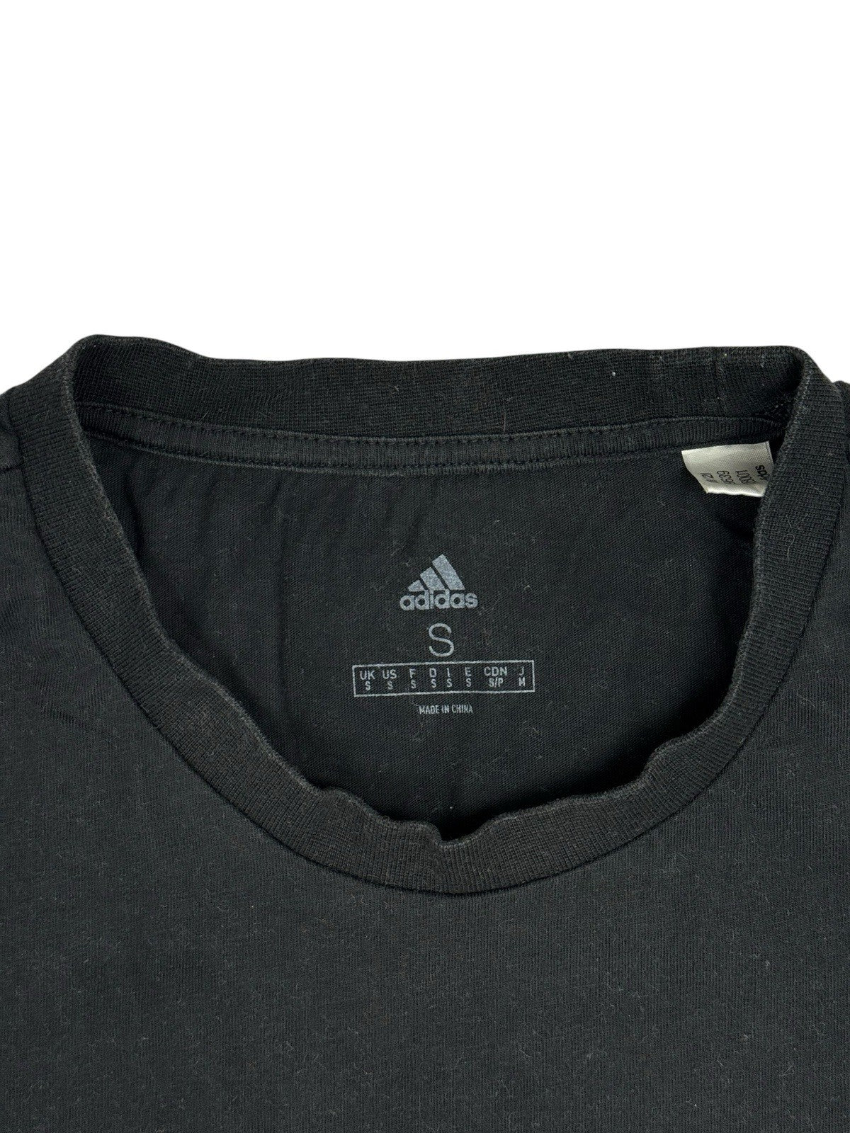 Adidas Black Essentials Cotton Top Small