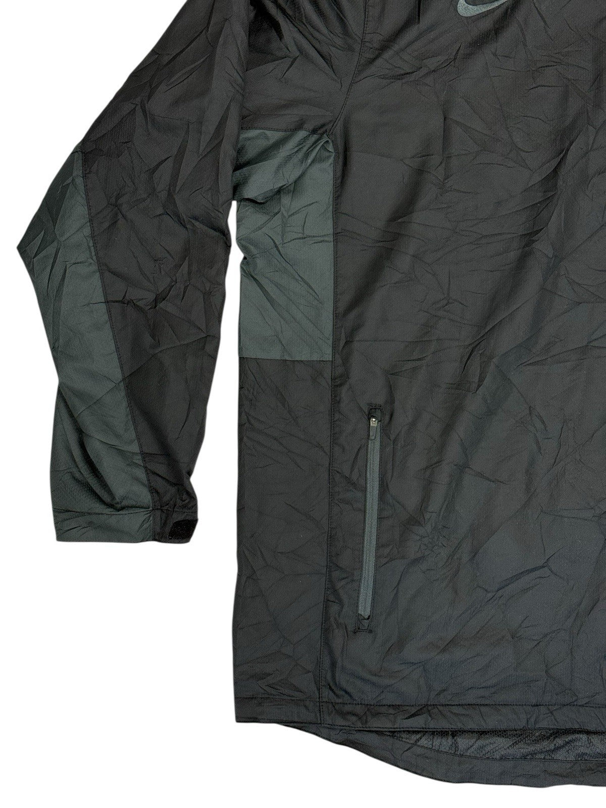 Nike Black 1/4 Zip Pullover Jacket 2XL