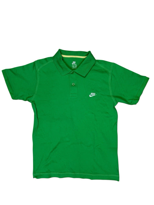 Nike Green Retro Polo Top Medium