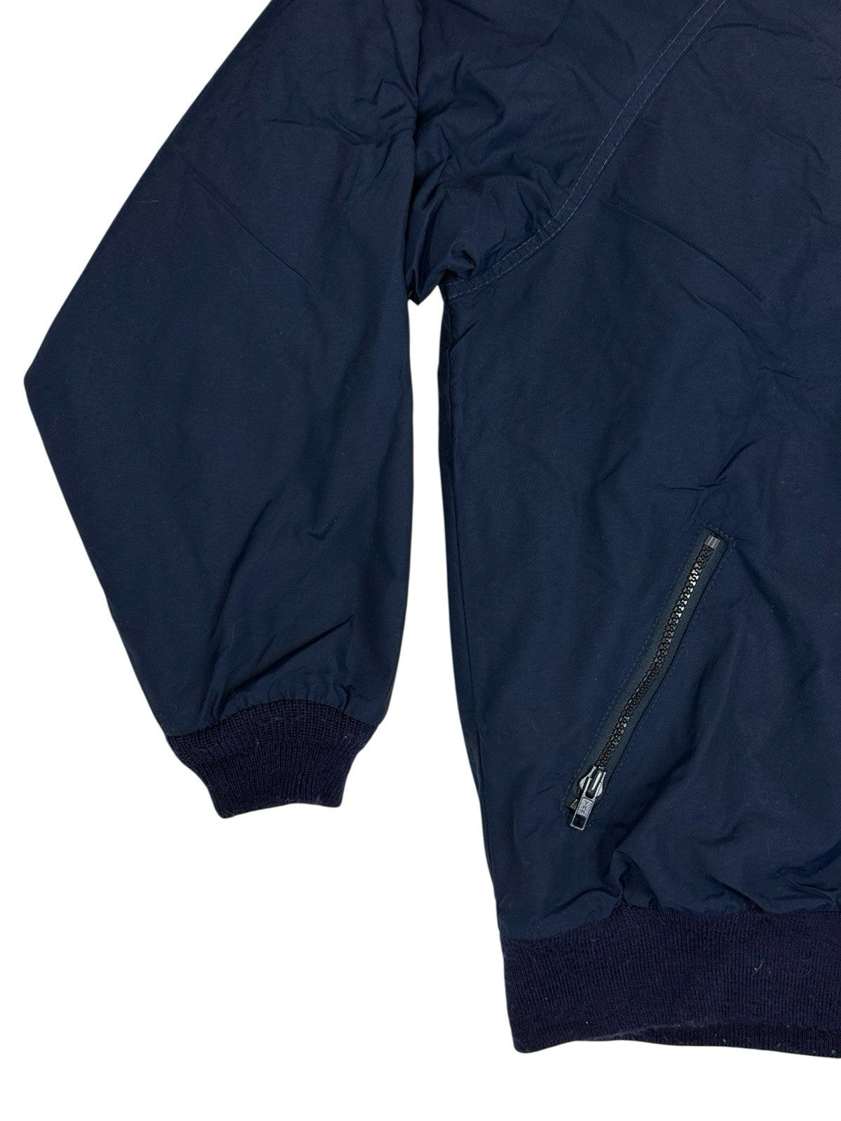 LL Bean Blue Vintage Warm Up Zip Jacket XL
