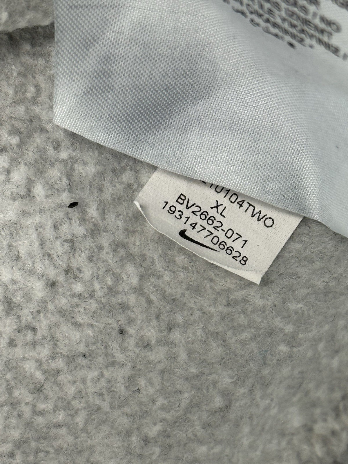 Nike Grey Club Jumper XL
