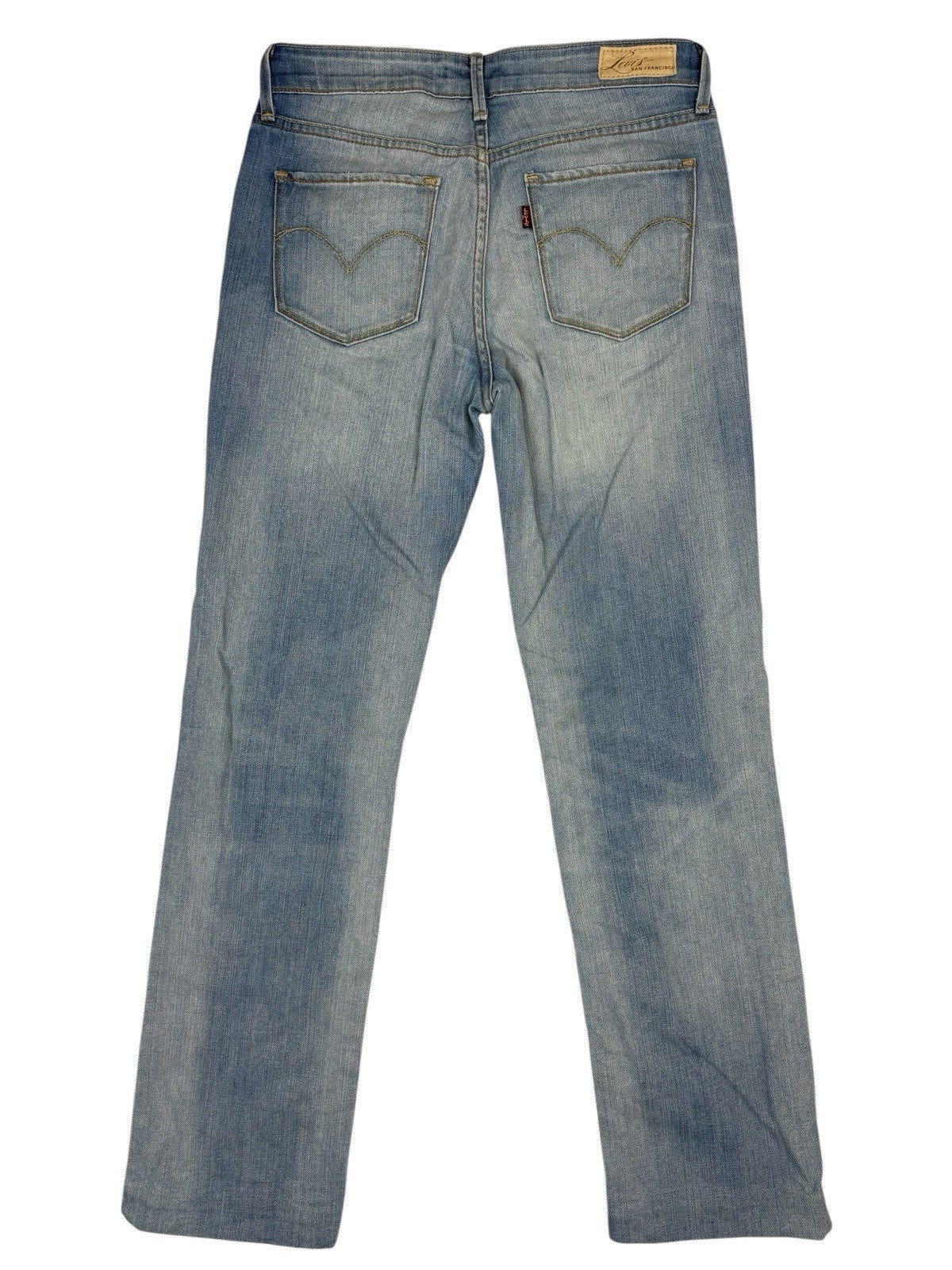 Levi's Blue Demi Curve Classic Straight Leg Jeans 27W 30L