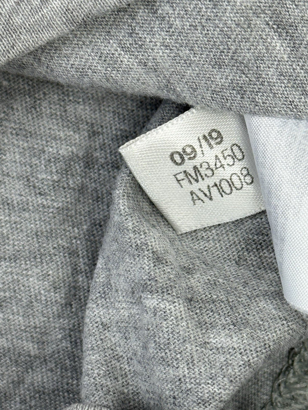 Adidas Grey 3S Tape Top Large