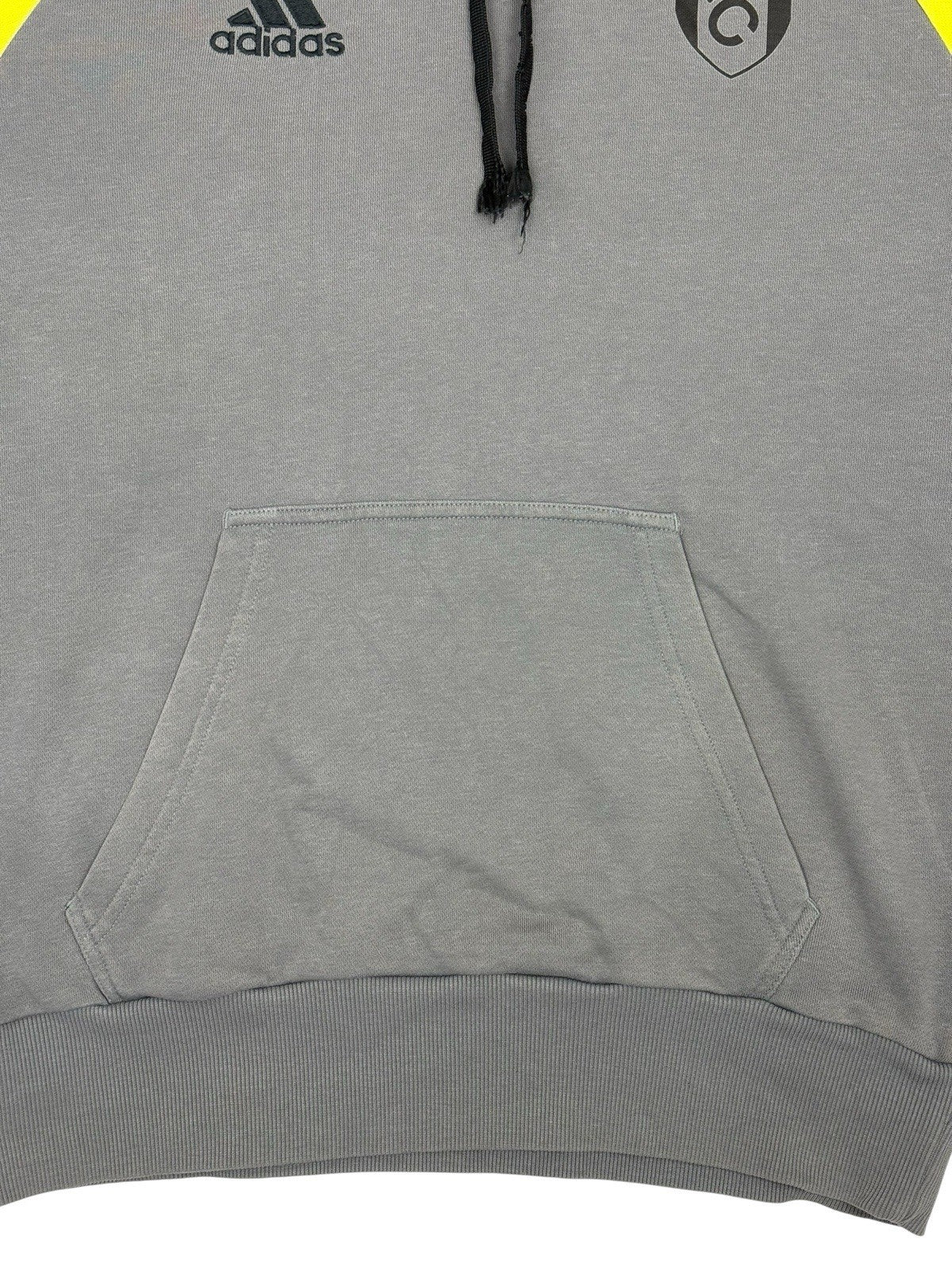 Adidas Grey Fulham FC Hoodie Medium