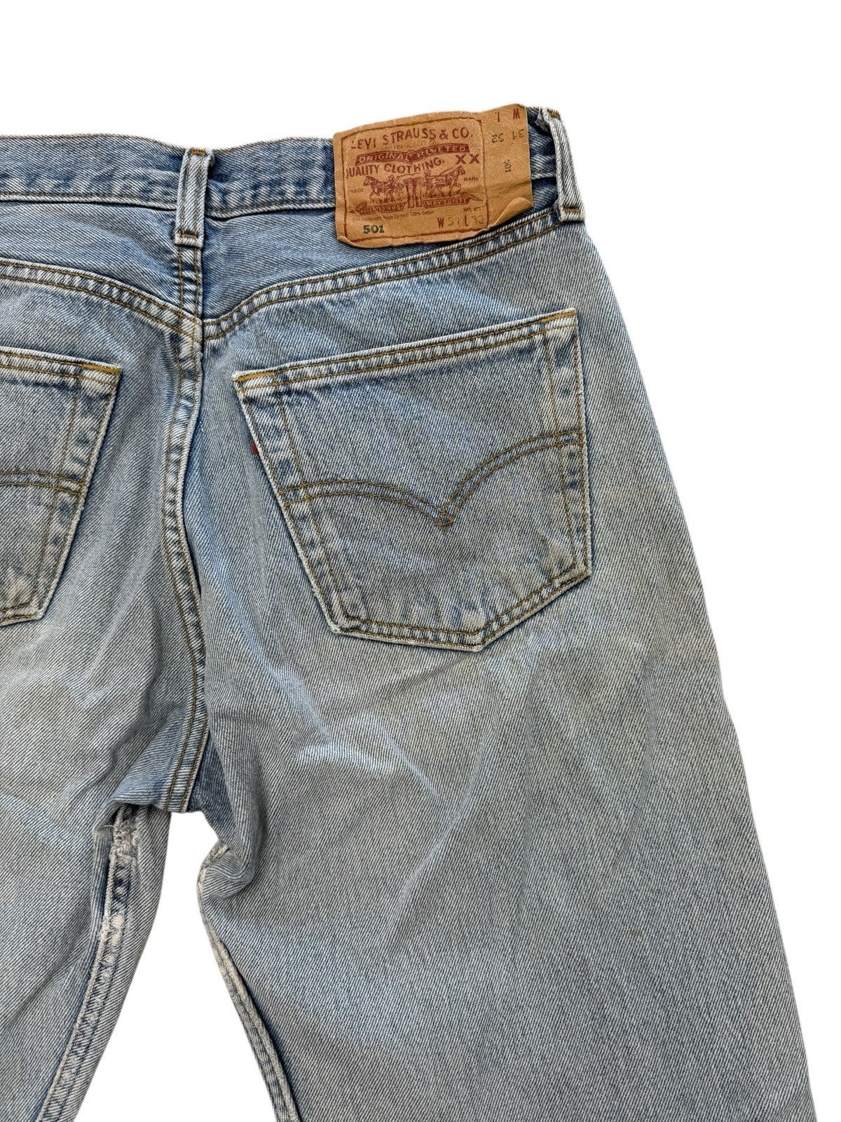 Levi's Blue 501 Jeans 31W 32L