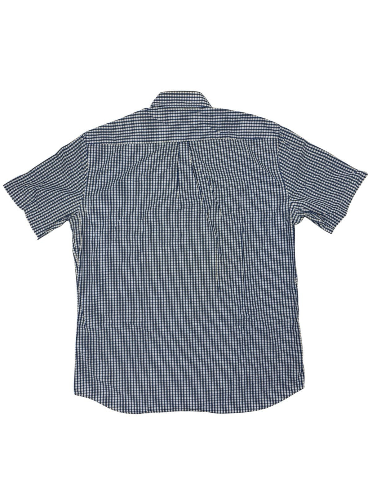 Tommy Hilfiger Blue Check Short Sleeve Shirt Large
