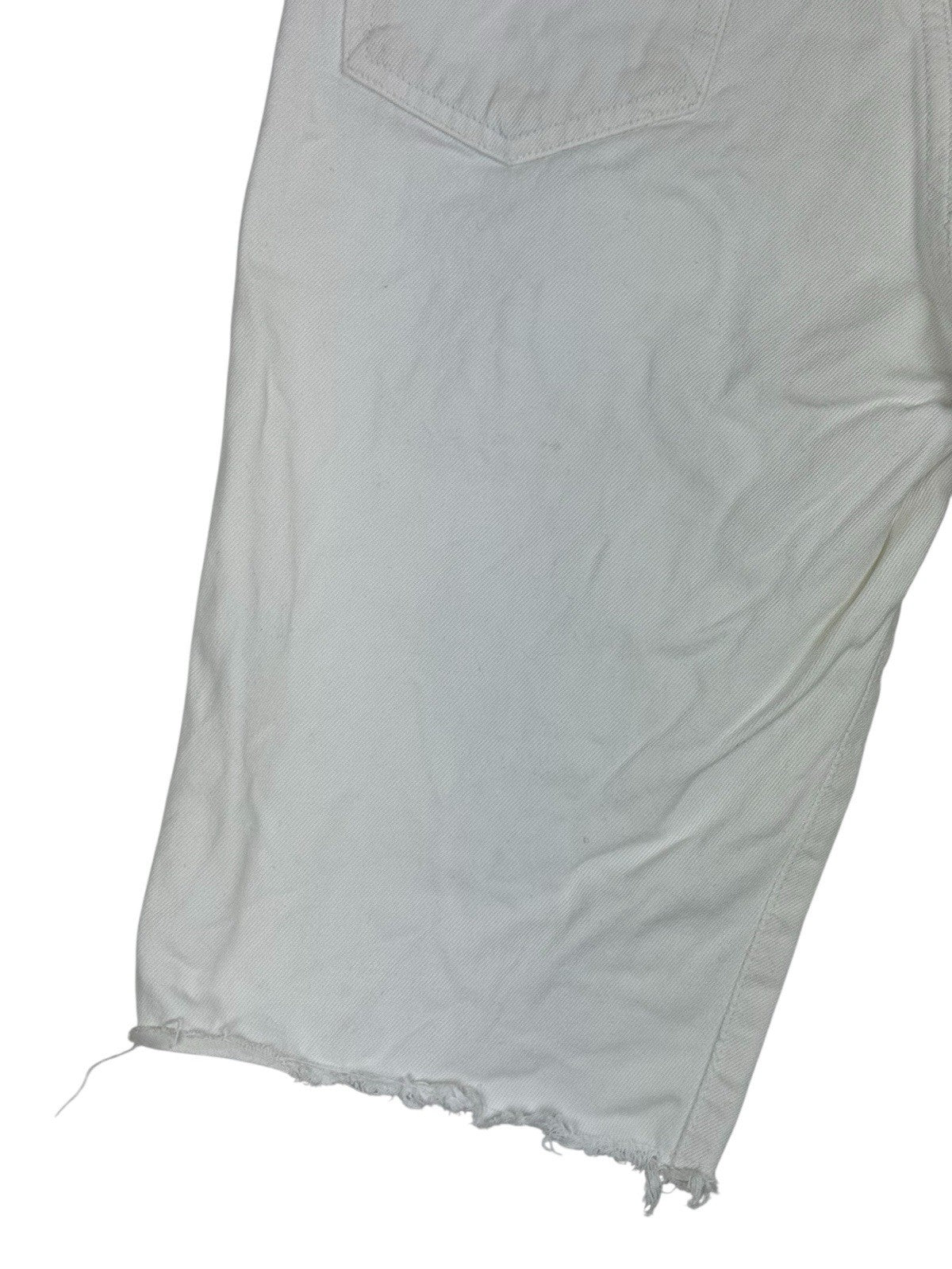 Calvin Klein White Cut Off Jean Shorts Size 10 (28W)