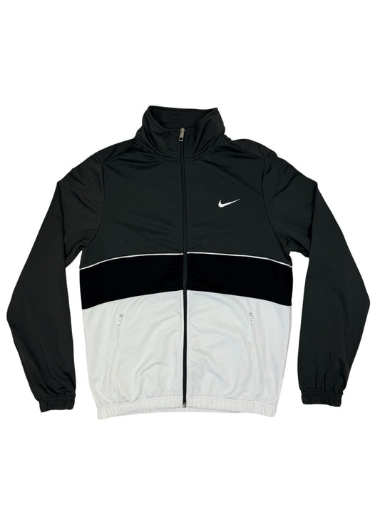 Nike Grey Zipped Track Jacket Medium