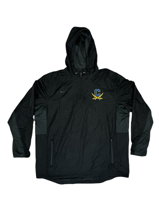Nike Black 1/4 Zip Pullover Jacket 2XL