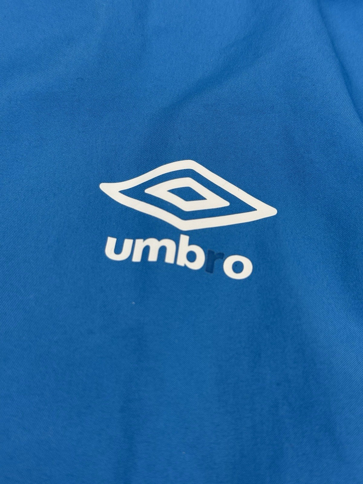 Umbro Blue Two Tone Zip Track Jacket Youth XL