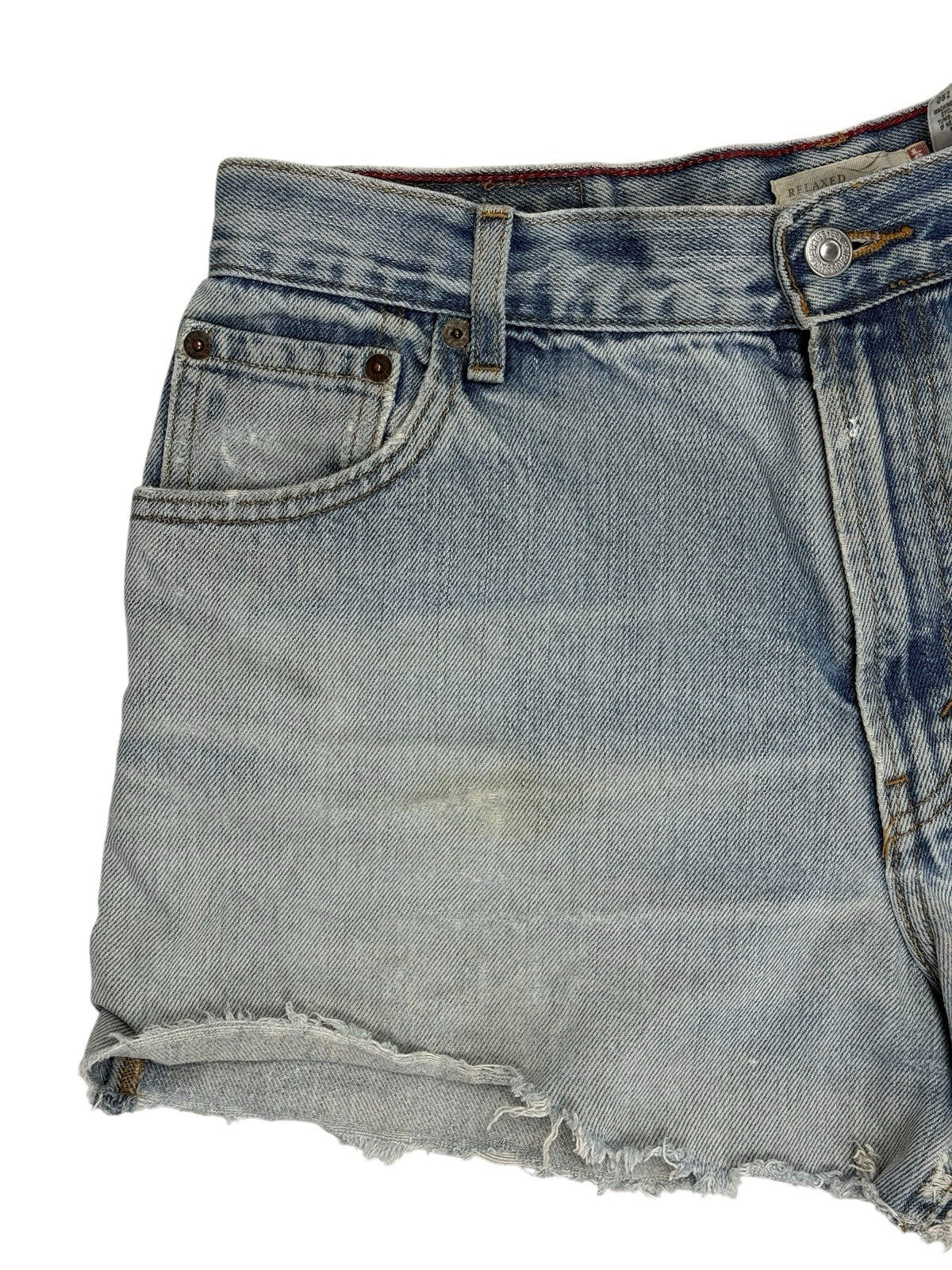 Levi's Blue Cut-Off Shorts 32W