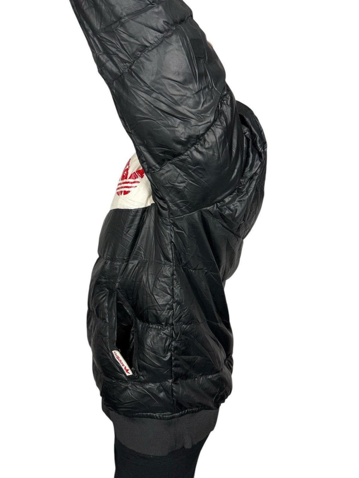 Adidas Firebird Black Down Jacket Medium