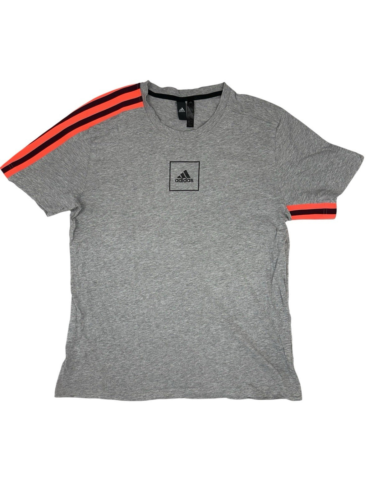 Adidas Grey 3S Tape Top Large