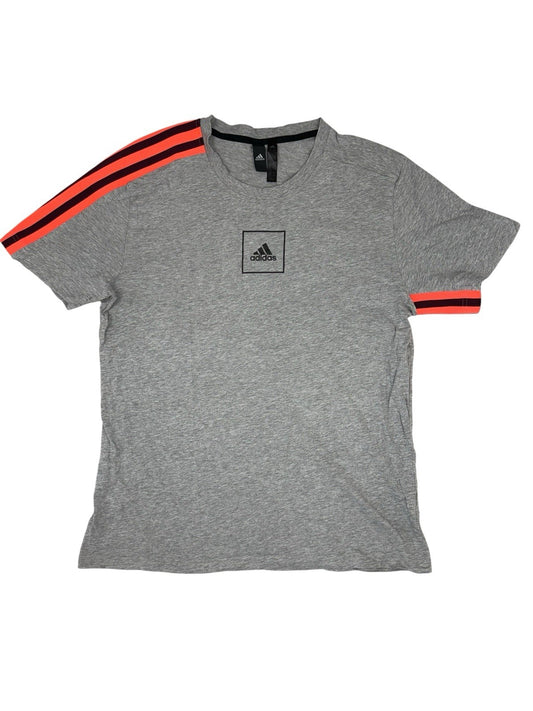 Adidas Grey 3S Tape Top Large