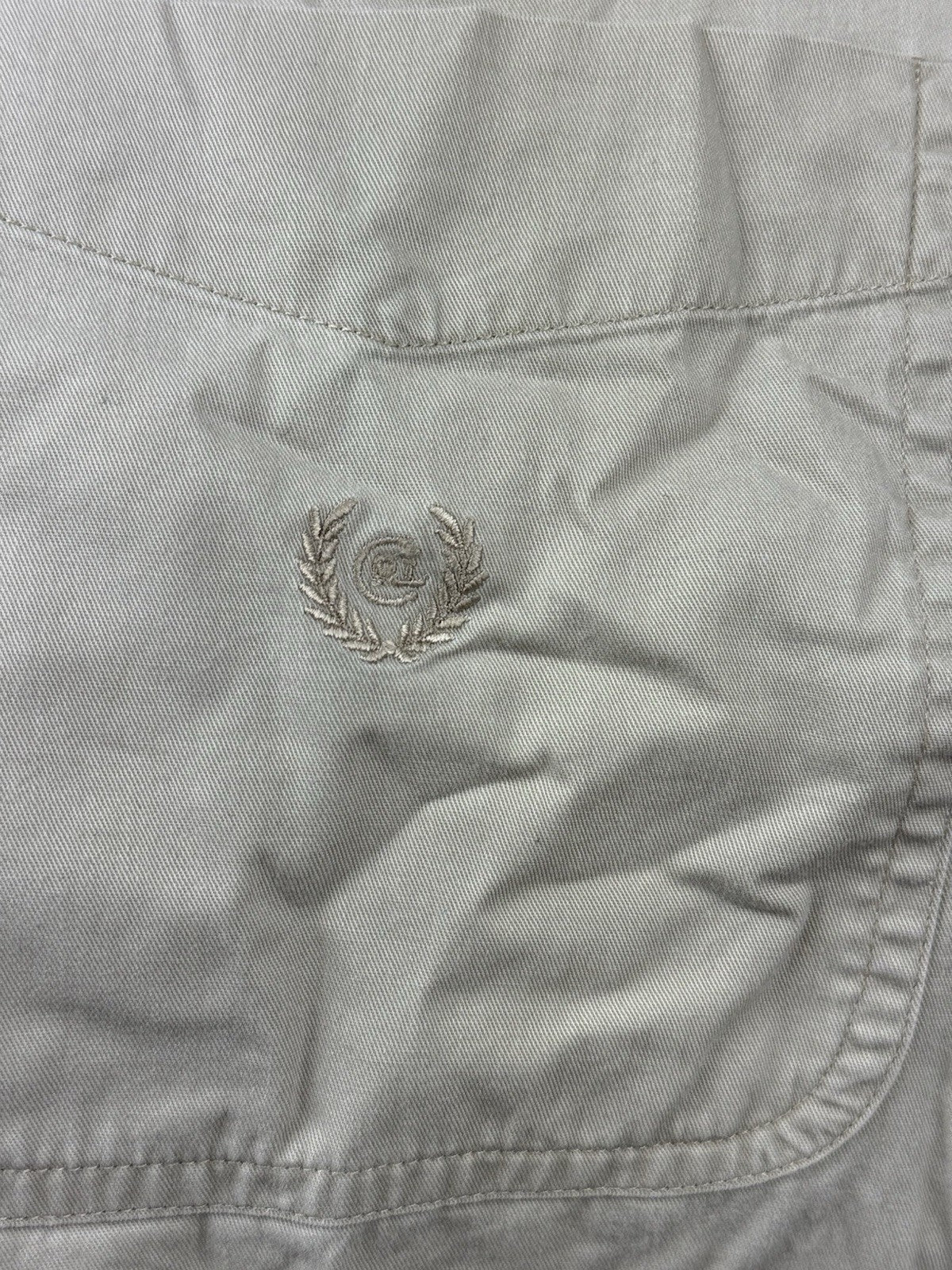 Chaps Ralph Lauren Retro Beige Cotton Shirt Medium