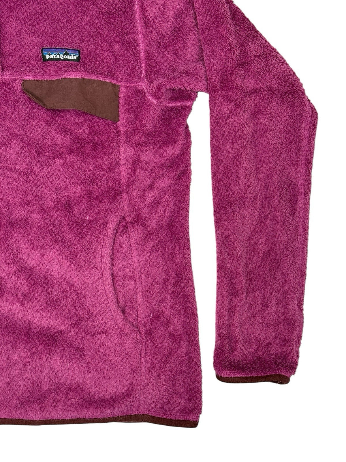 Patagonia Pink Snap T Fleece Jumper Medium