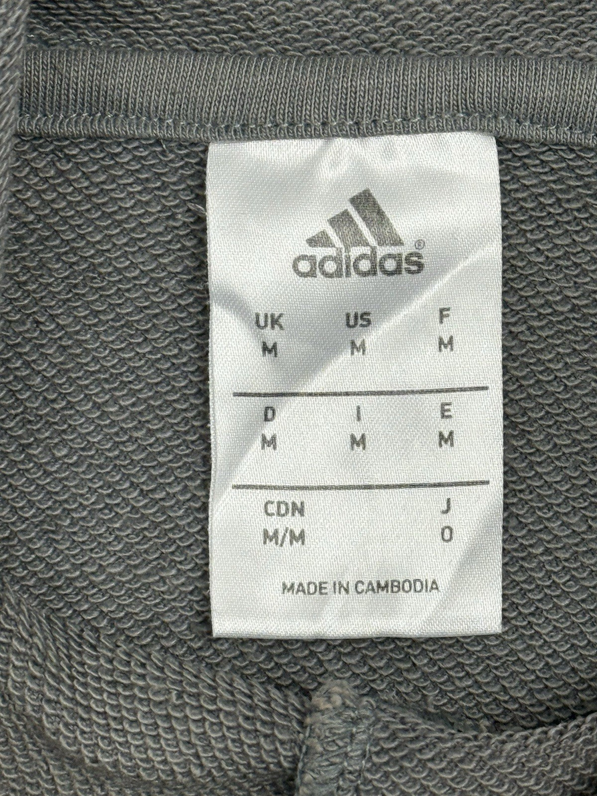 Adidas Grey Fulham FC Hoodie Medium