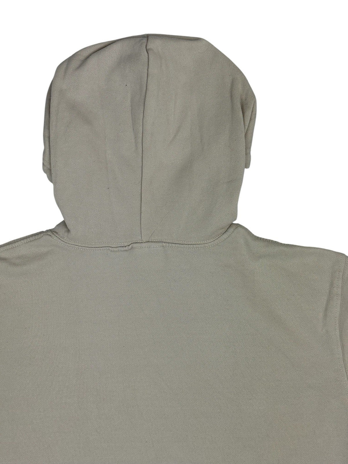 Retro Space Jam Beige Distressed Printed Hoodie Small