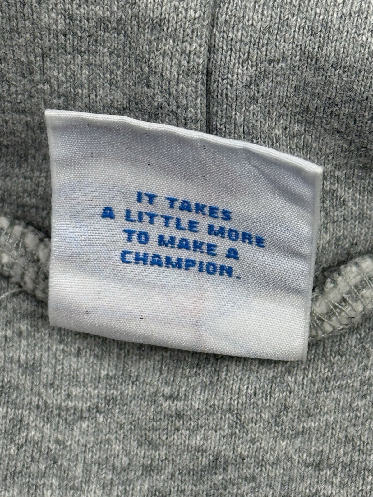 Champion Grey Retro Japanese Line Hoodie XL
