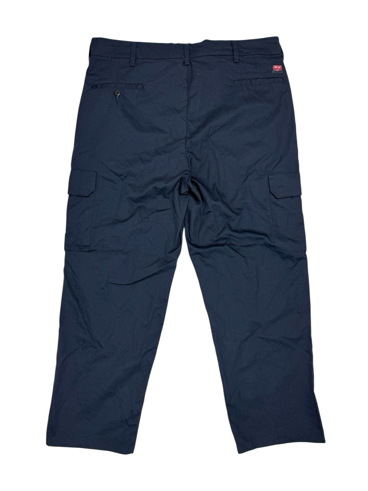 Red Kap Retro Blue Cargo Work Trousers 38W 30L