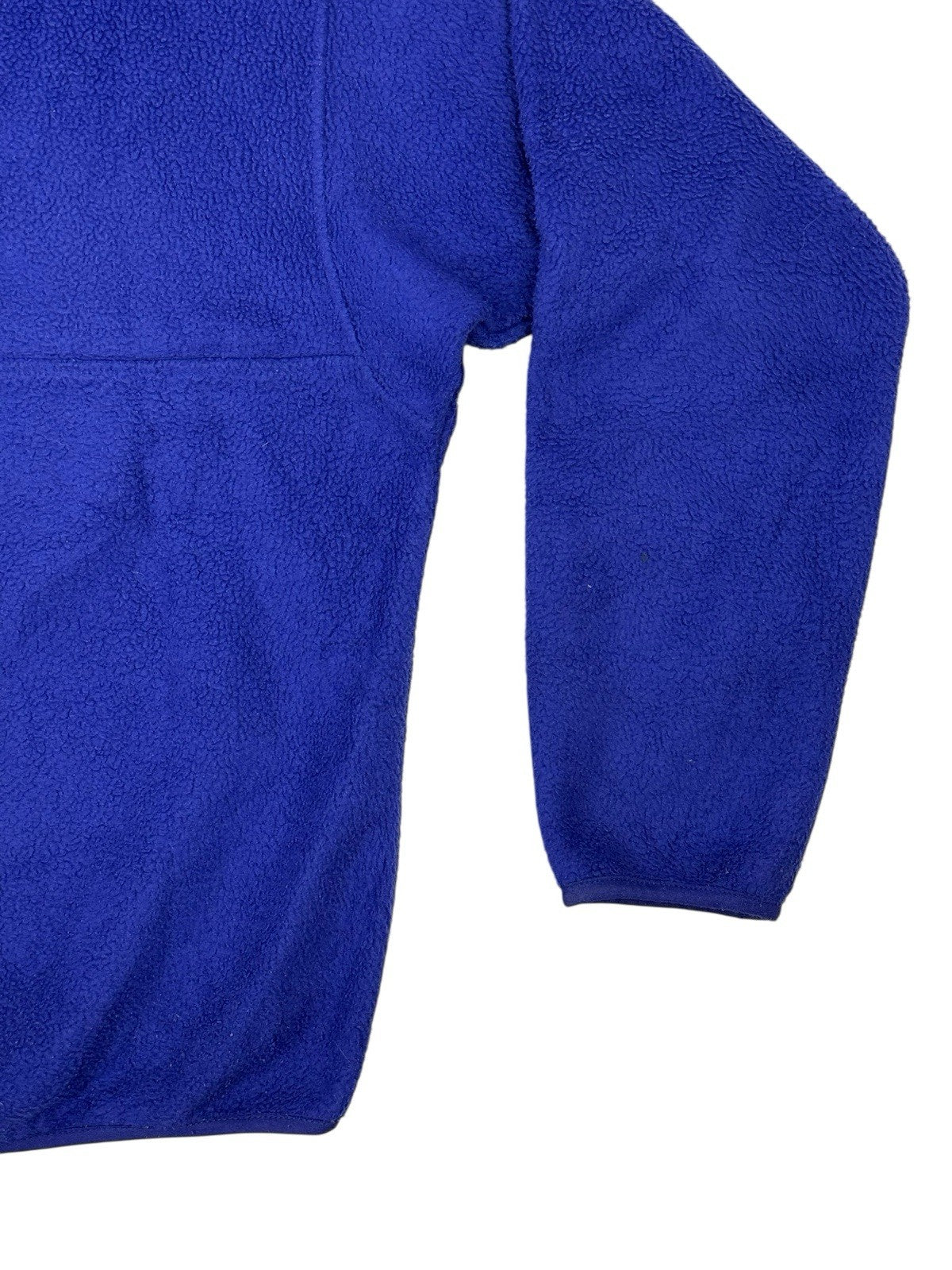 Patagonia Retro Blue Micro Synchilla 1/4 Zip Fleece Jumper Small