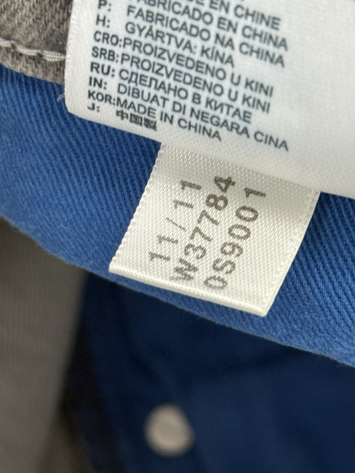 Adidas Originals Grey Denim Jeans 29W 35L