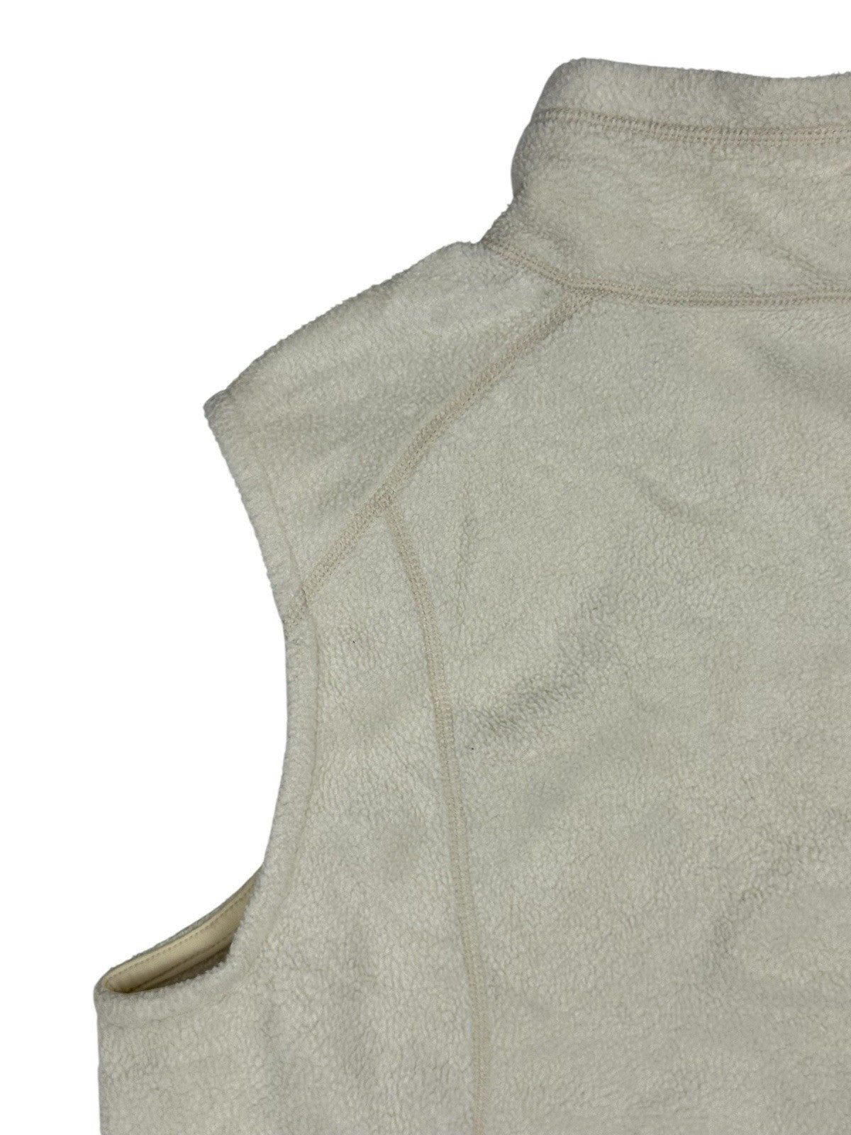 Patagonia Cream White Synchilla Gillet Bodywarmer Medium