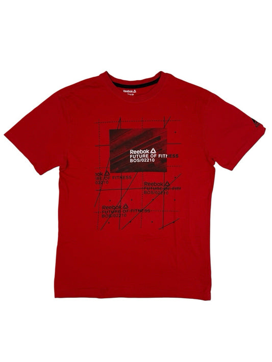 Reebok Red Future Printed Top Small