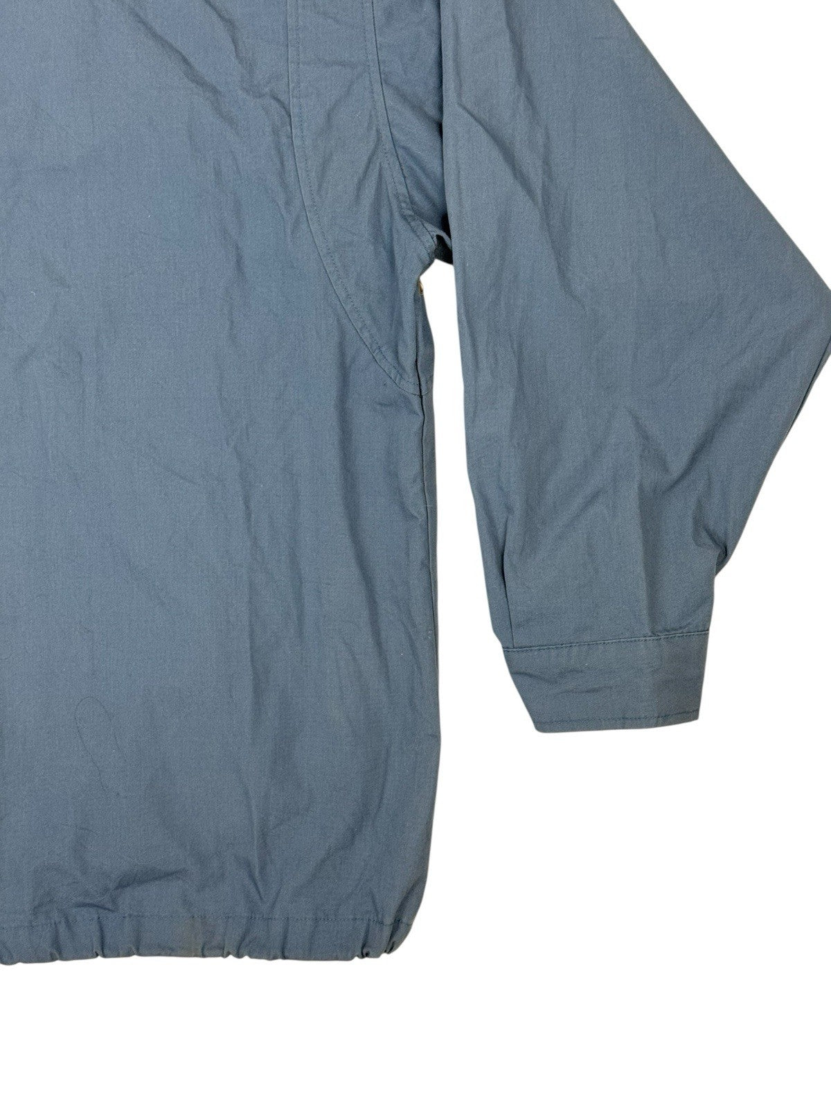 Reebok Blue Retro 1/4 Zip Pullover Jacket Large