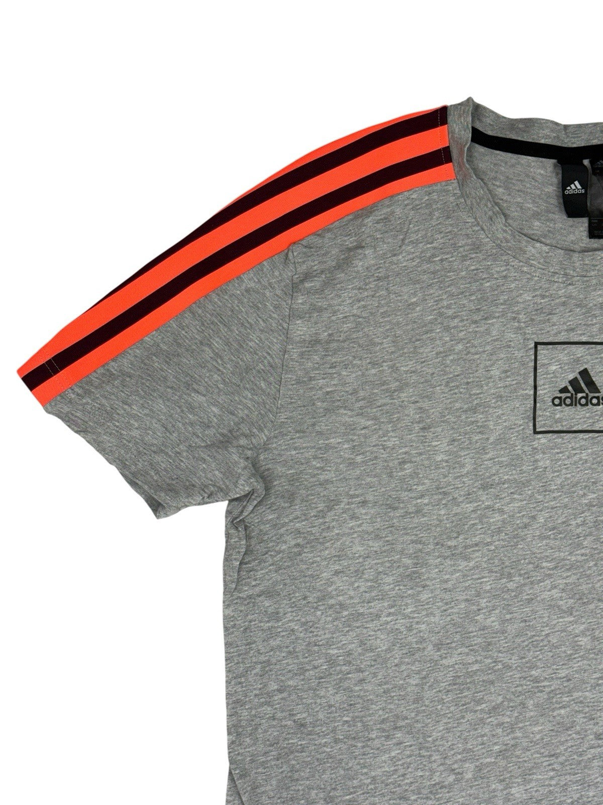 Adidas Grey 3S Tape Top Large