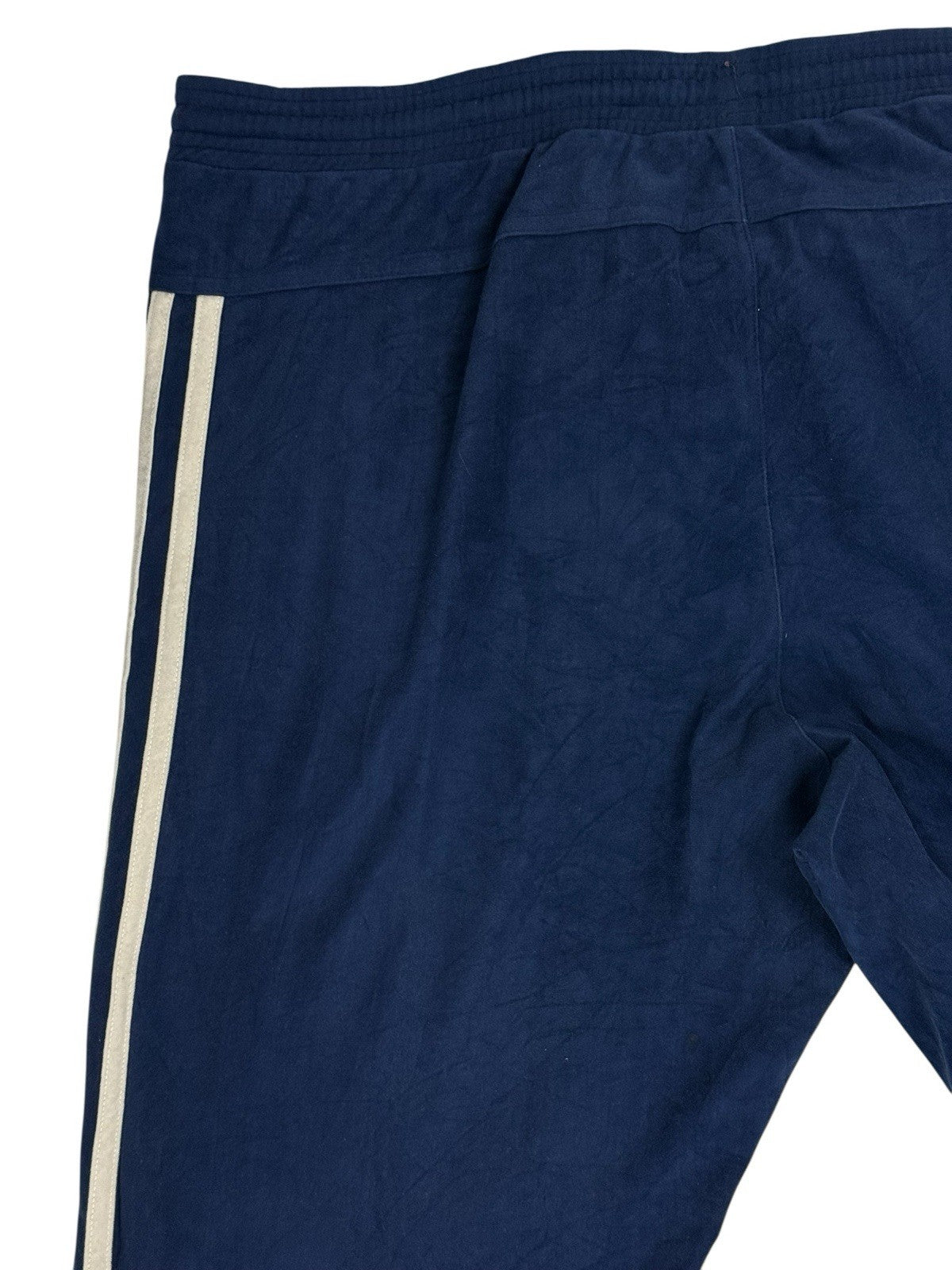 Adidas Vintage Blue Velour Tracksuit Bottoms XL 40W