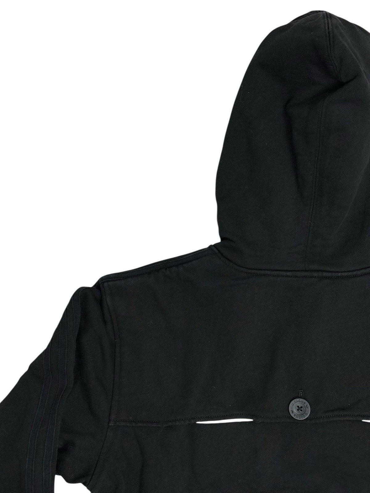 Adidas Black Hooded Coat Large