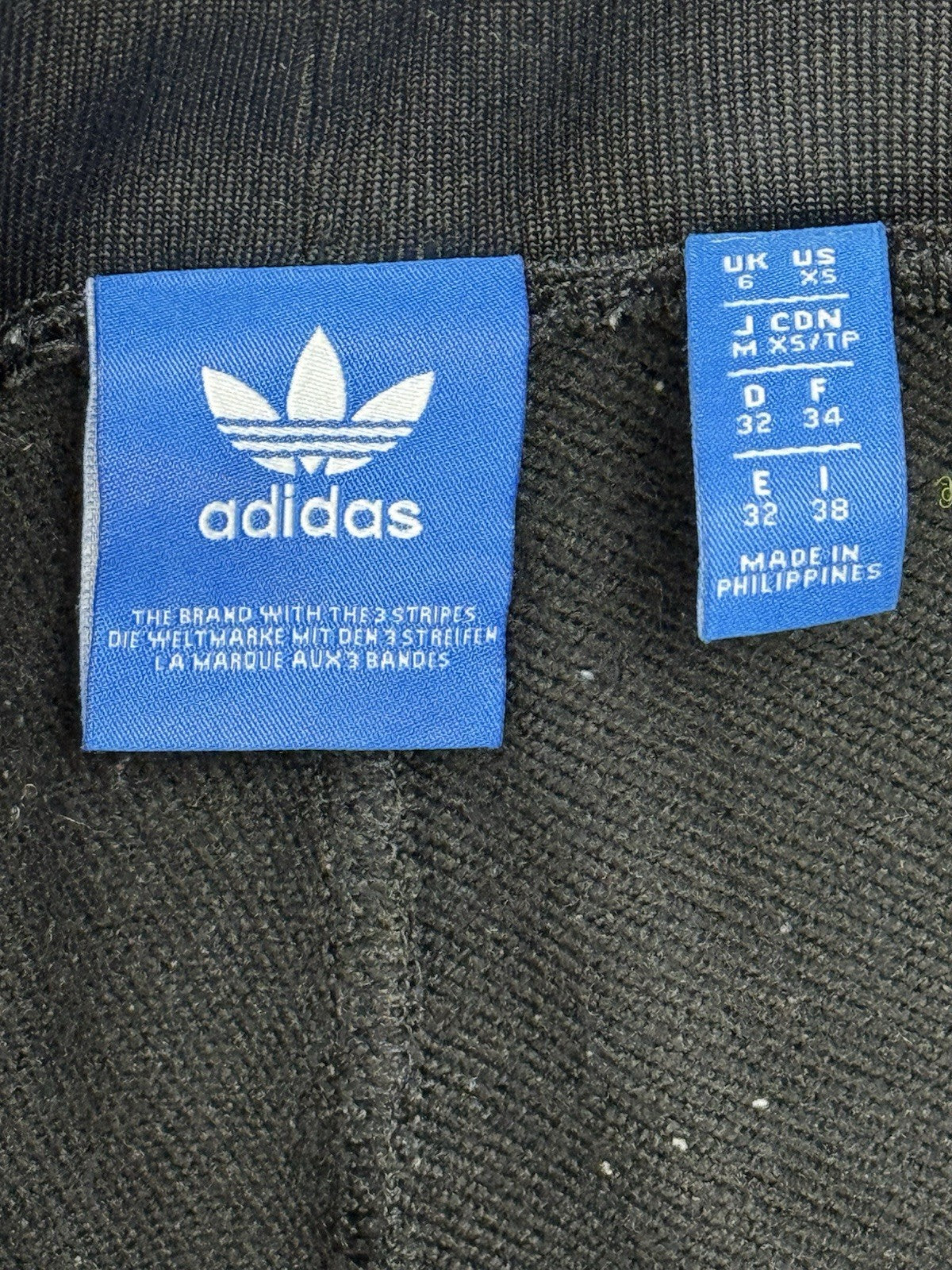 Adidas Black Superstar Track Pants Size 6