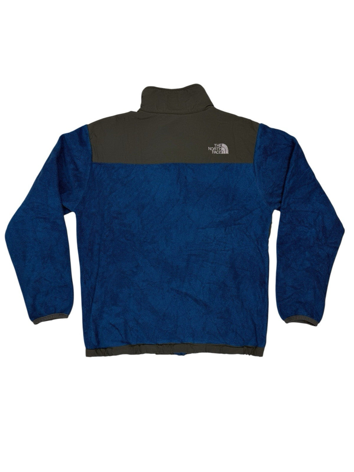 The North Face Blue Grey Fleece Zip Jacket Boys Large