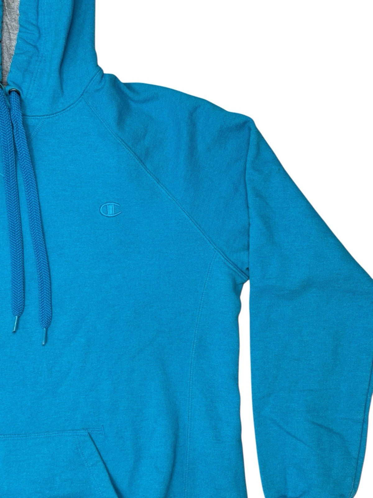 Champion Eco Teal Blue Hoodie XL