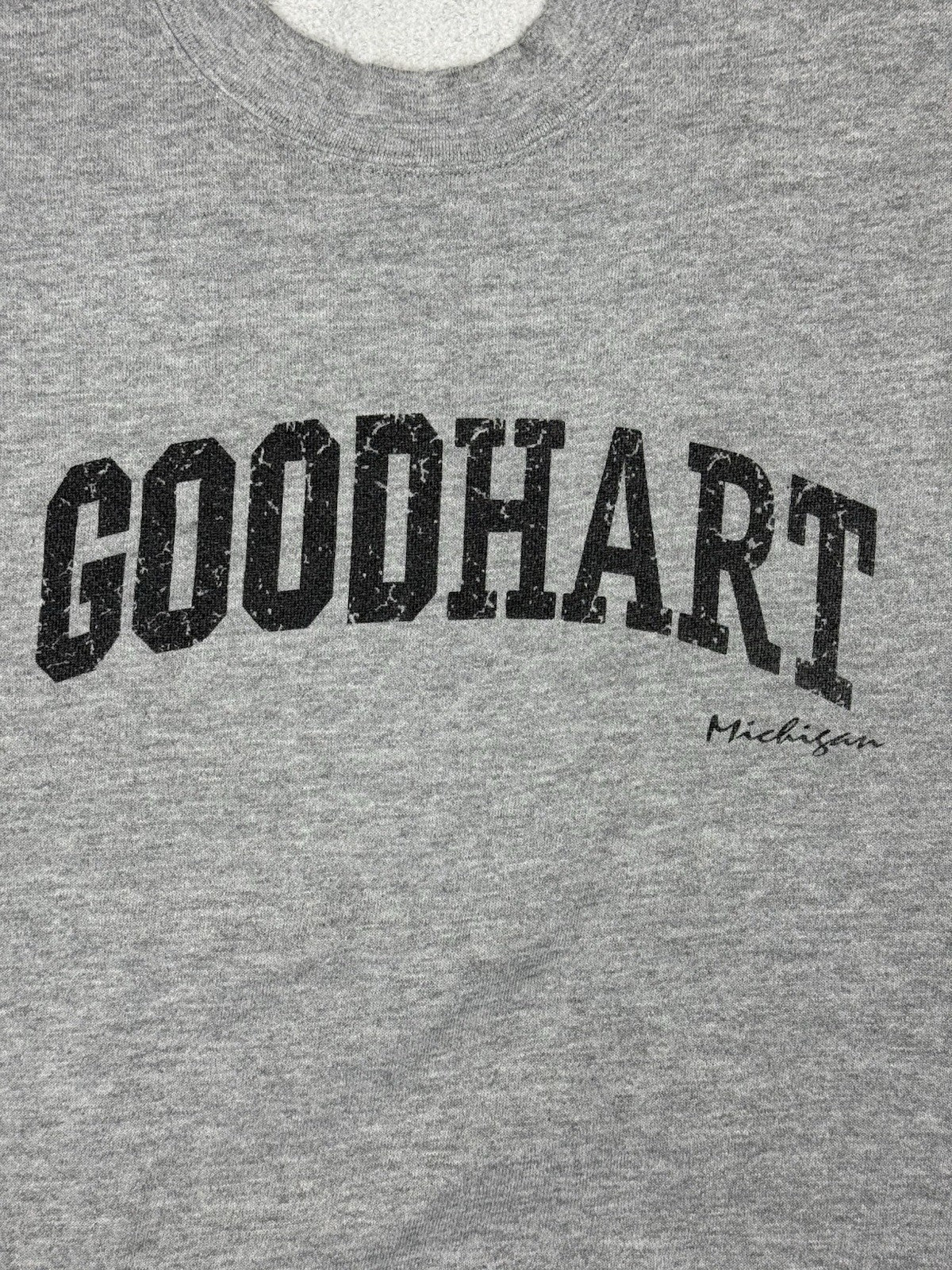Lee Grey Vintage Heavyweight Goodhart Michigan Jumper Large