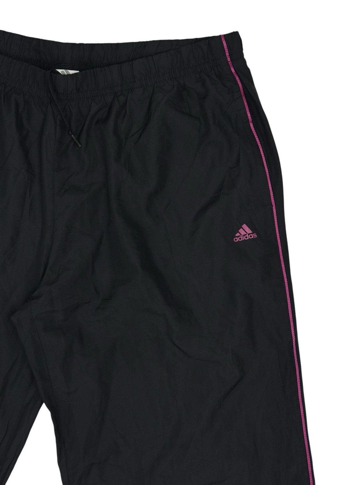 Adidas Black Retro Tracksuit Bottoms Size 14