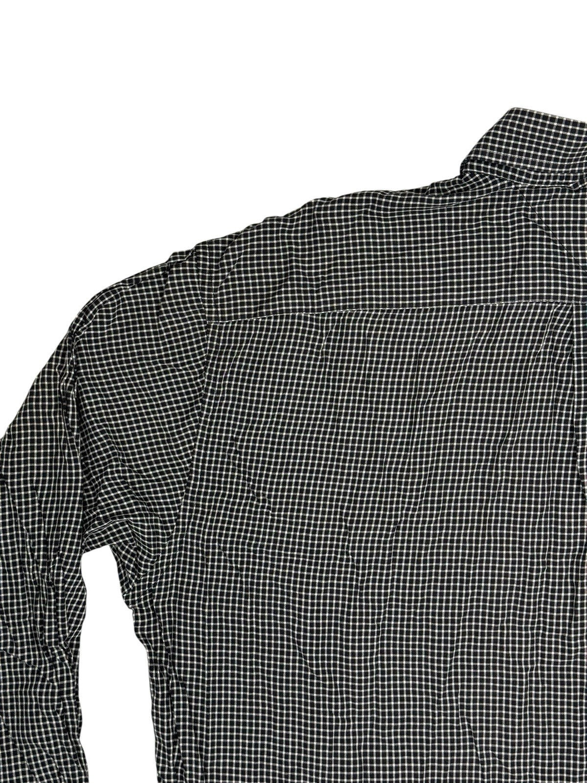 Tommy Hilfiger Black Check Collared Shirt 2XL